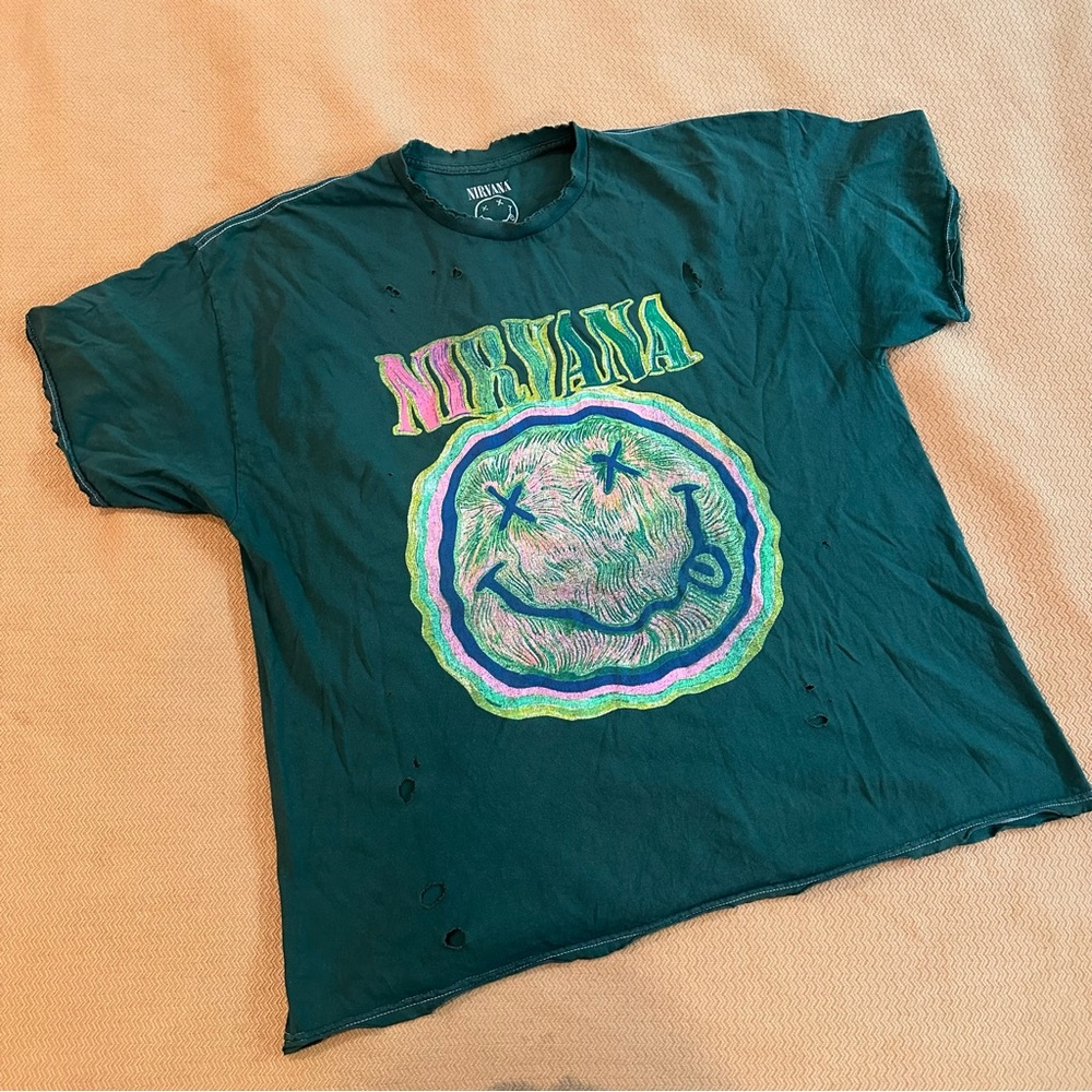 Urban outfitters nirvana shirt - size small medium